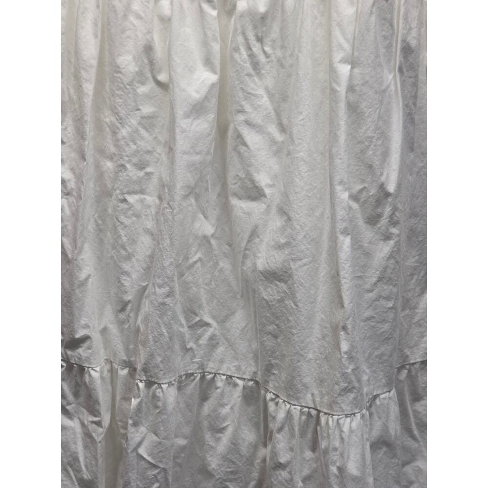 J.Crew White Tiered Midi Dress Size 8 - Picture 9 of 11